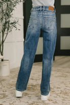Judy Blue Holly Mid Rise Straight Womens