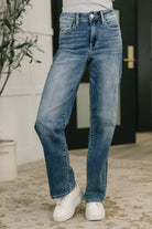 Judy Blue Holly Mid Rise Straight Womens