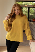 GeeGee Honey Be Mine Balloon Sleeve Sweater Tops