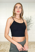 Rae Mode Hot Yoga Tank in Black Womens