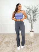 Rae Mode Hot Yoga Tank in Blue Hyacinth Womens