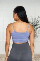 Rae Mode Hot Yoga Tank in Blue Hyacinth Womens