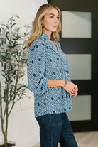 I Gave You My Heart Floral Babydoll Blouse Womens