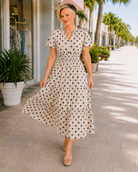 Haptics It Had to Be You Bell Sleeve Midi Dress Womens
