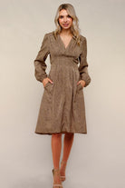 Haptics See Yourself Like This V-Neck Dress Womens