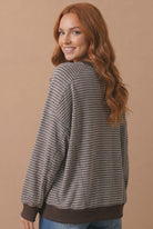 Haptics Crush on You Raglan Pullover in Mocha