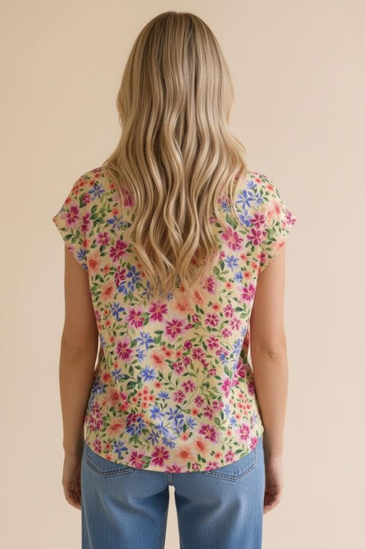 Haptics Garden Bliss Floral Blouse