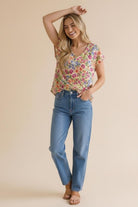 Haptics Garden Bliss Floral Blouse