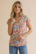 Haptics Garden Bliss Floral Blouse