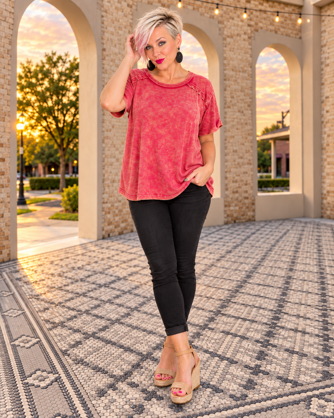 Love Tide Boatneck Tee 2X