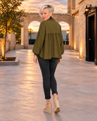 Andree by Unit She's Got A Way Button Down Blouse Womens