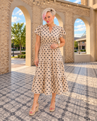 Haptics It Had to Be You Bell Sleeve Midi Dress Womens