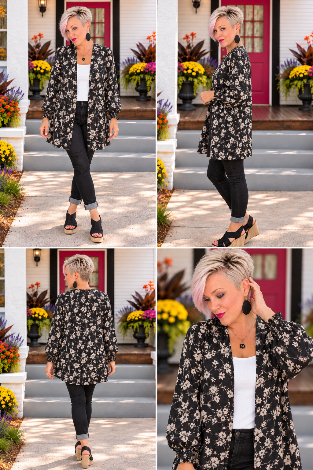 Dear Scarlett Midnight Garden Cardigan