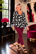 Haptics Time and Time Again Floral Blouse Tops