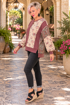 Haptics Rose Garden Floral Sweatshirt