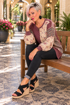 Haptics Rose Garden Floral Sweatshirt