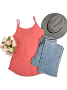 Zenana Amber - Reversible Tank in Coral