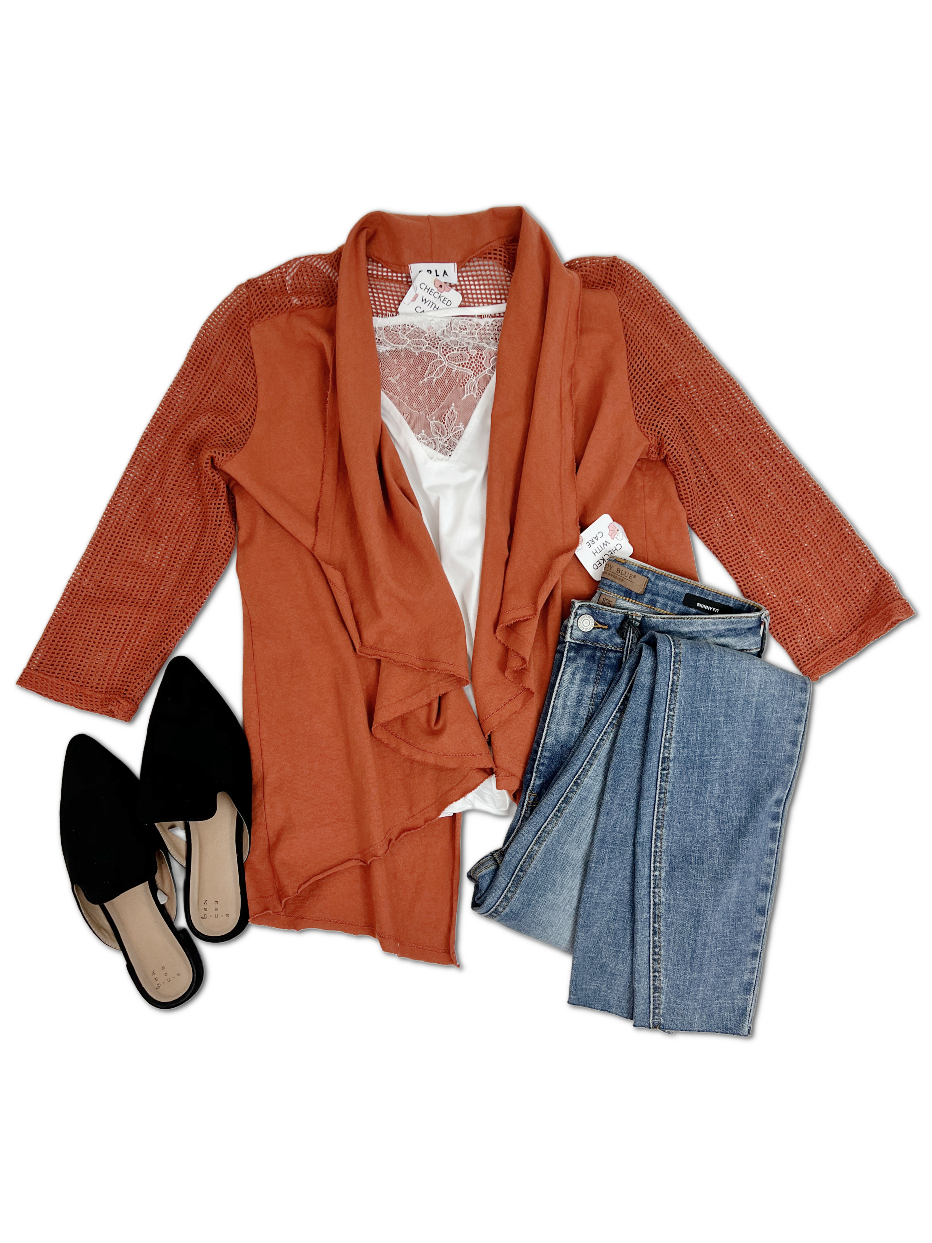 Shopin LA What a Catch Rust Blazer BoutiqueSimplified