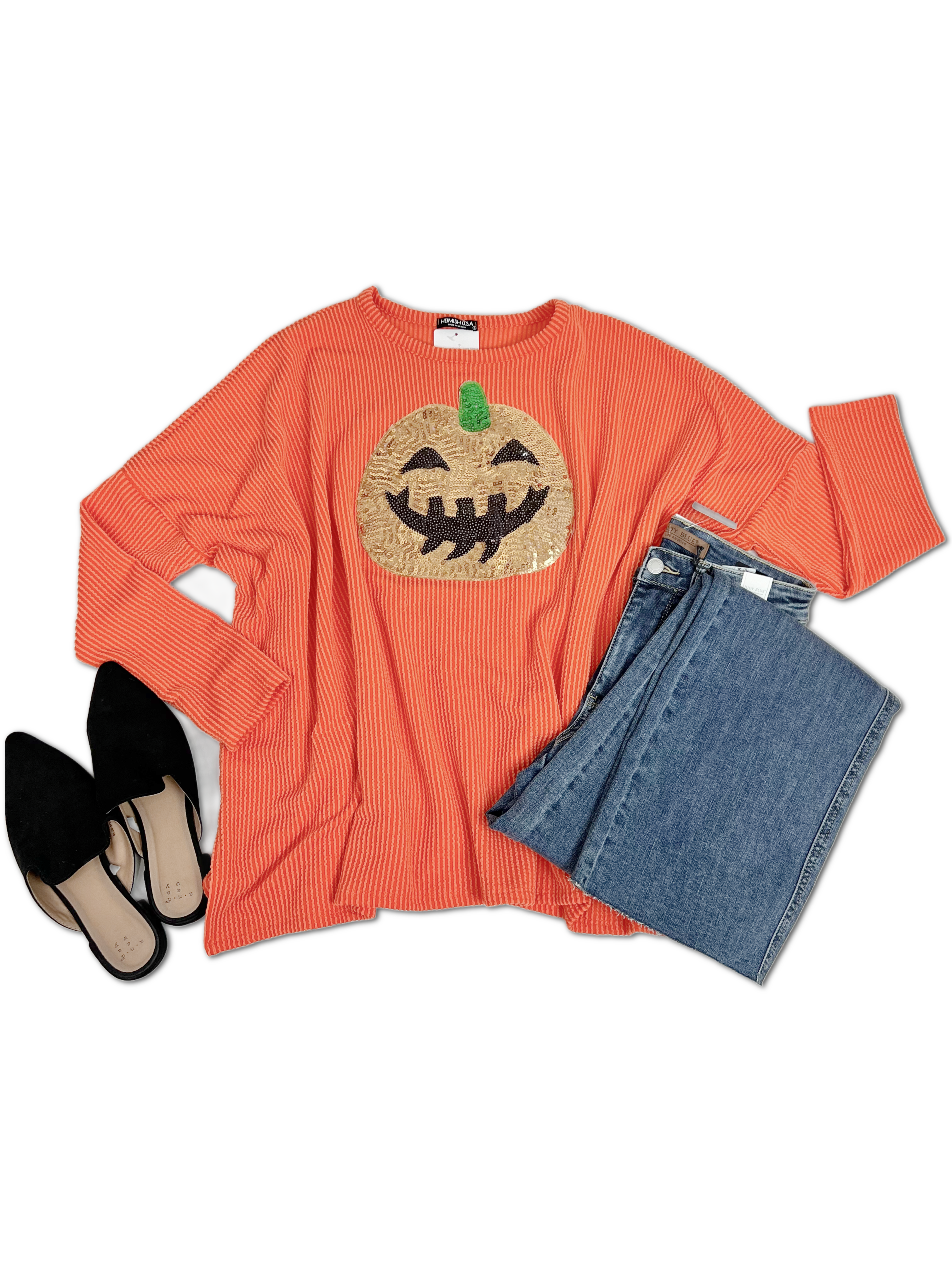 Heimish Pumpkin Queen Long Sleeve BoutiqueSimplified