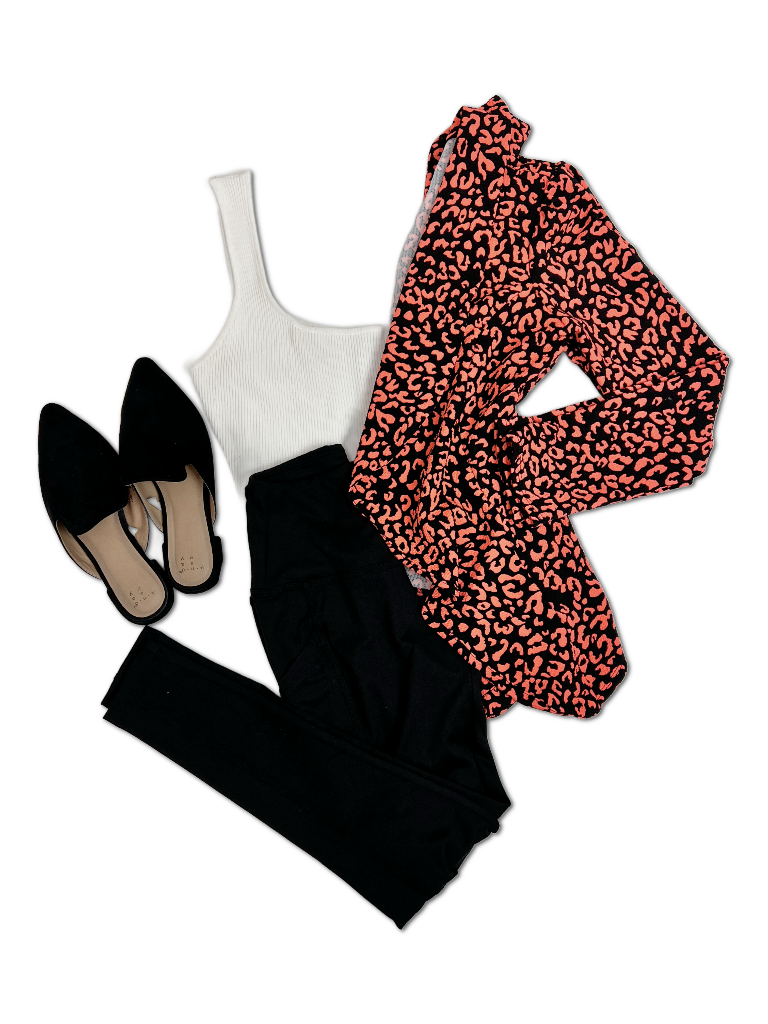 Heimish Black & Coral Leopard Feels Blazer BoutiqueSimplified