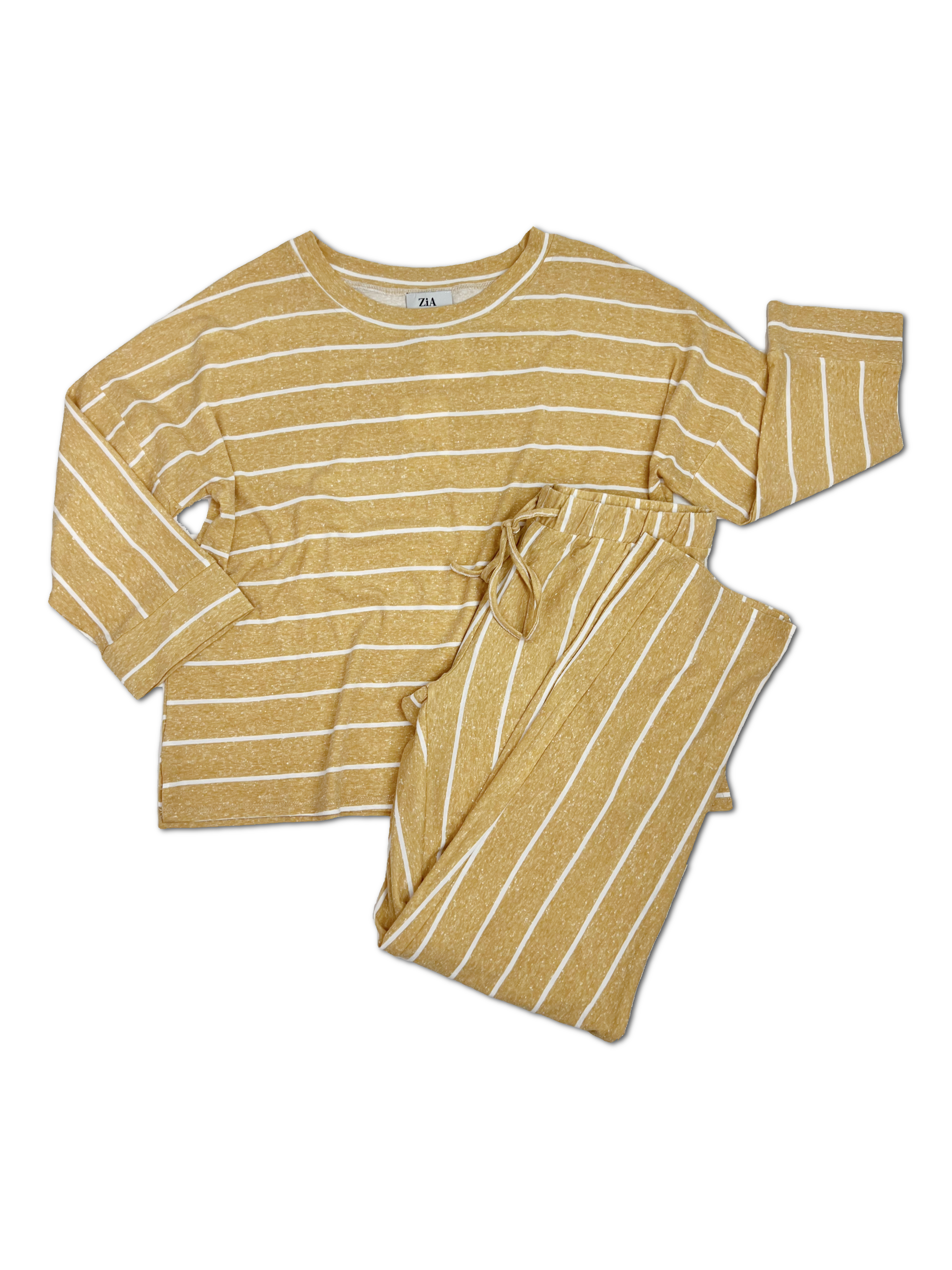 Zia Loungin' in Stripes - Mustard BoutiqueSimplified