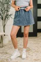 I'd Like to See You Try High Waisted Skort Womens