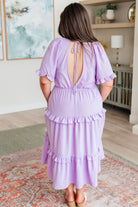 GeeGee Lavender Tiered Ruffled Dress Dresses