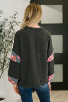 Haptics In the Spotlight Contrast Pullover Womens