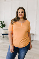 White Birch It Figures Scoop Neck Top Tops