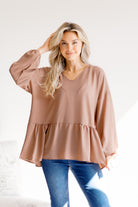 Haptics Truffle Allure Peplum
