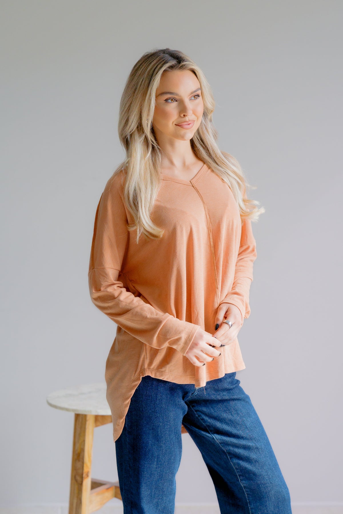 Shopin LA Burnished Horizon Long Sleeve Top
