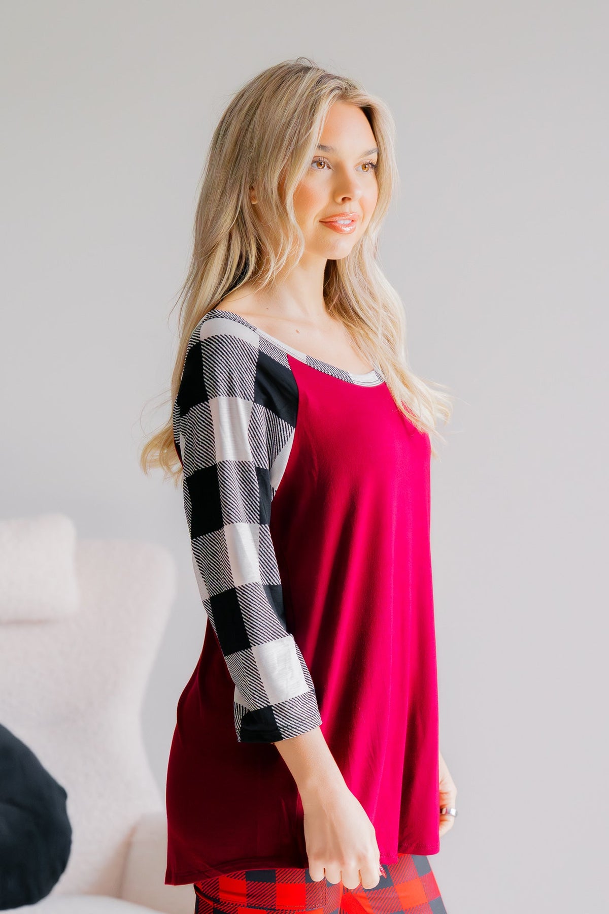 Heimish Cardinal Checks Raglan