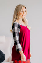 Heimish Cardinal Checks Raglan