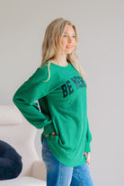Heimish Merry & Bright Green Sweater
