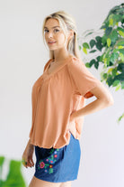 Zenana Golden Grove Top