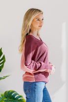 Blumin Dusky Rose Duo Urban Ribbed Top