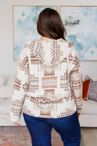 Sew In Love Just Going For It Aztec Hoodie Sweatshirts