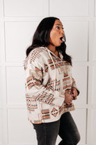 Sew In Love Just Going For It Aztec Hoodie Sweatshirts