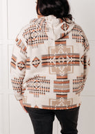 Sew In Love Just Going For It Aztec Hoodie Sweatshirts