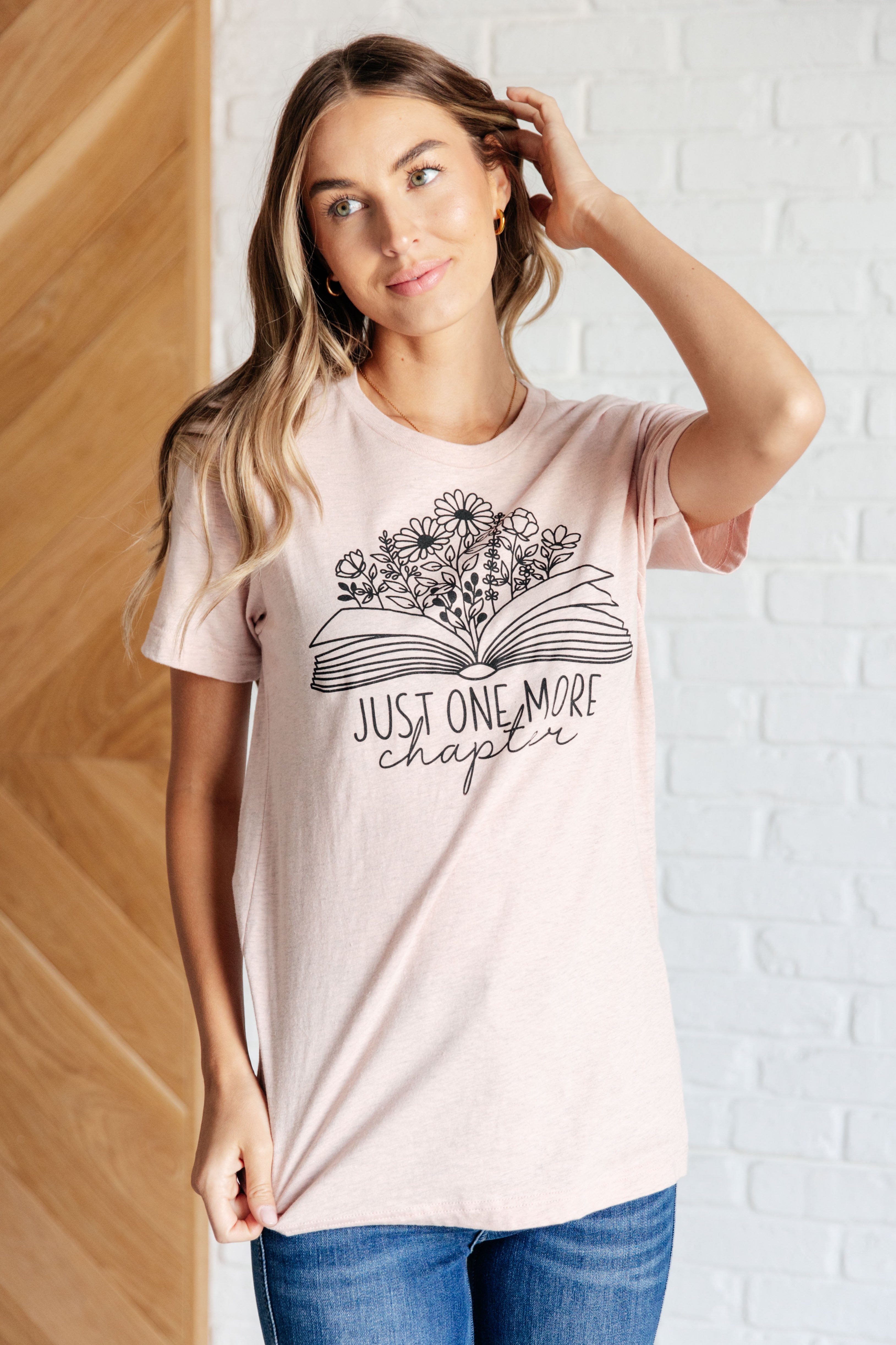 Just One More Chapter Graphic Tee Tops