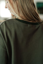 One Eleven North Just a Casual Crop Pullover Tops