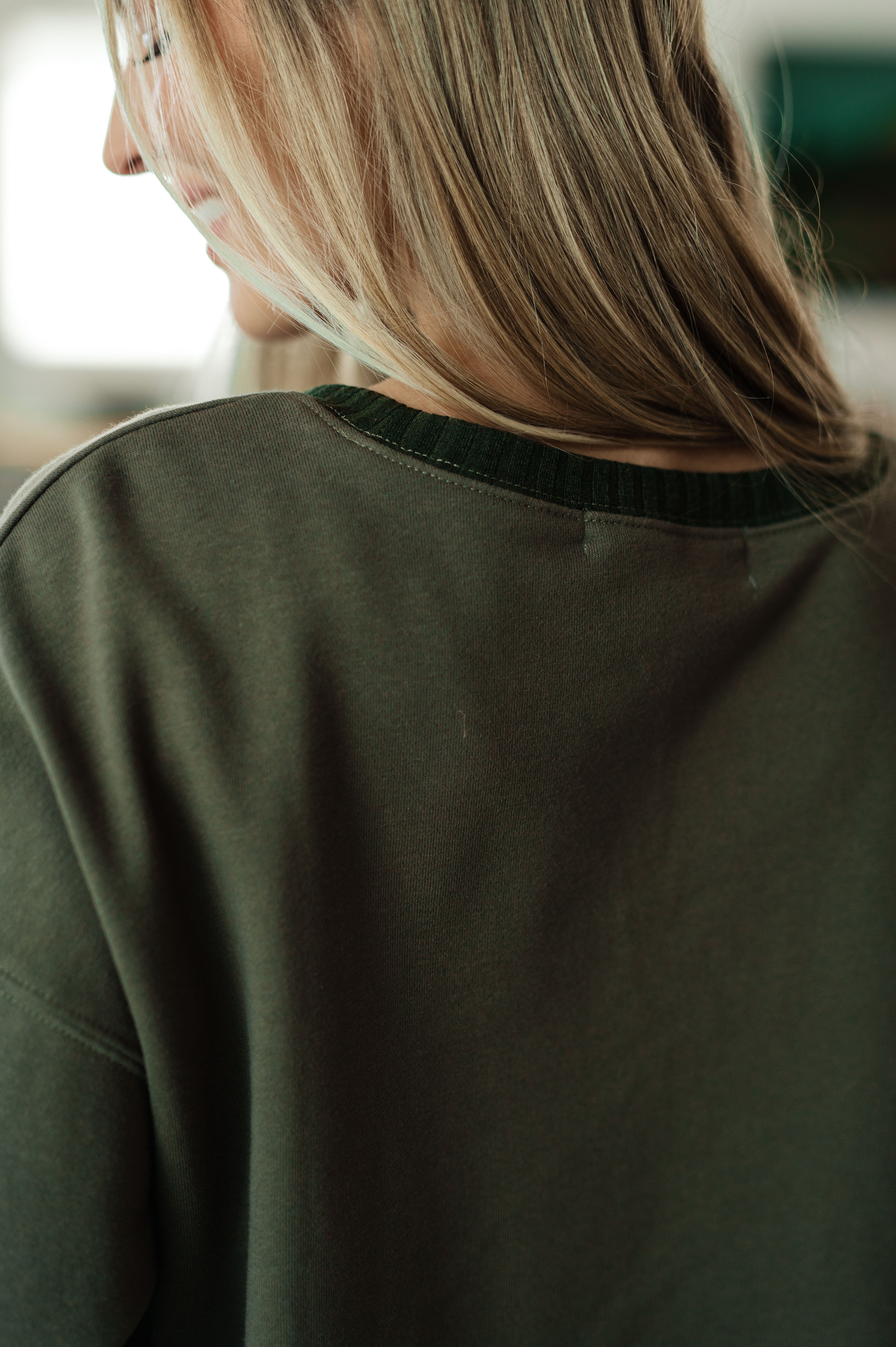 One Eleven North Just a Casual Crop Pullover Tops