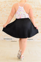 Jodifl Just a Flirt Pleated Skirt in Black Ave Shops