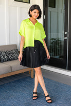 Jodifl Just a Flirt Pleated Skirt in Black Ave Shops