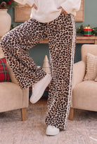 Kori Wild Side Leopard Print Wide Leg Pants
