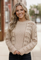 Kori American Vanilla Skies Crochet Pullover