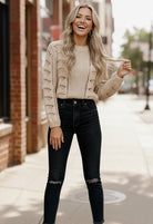 Kori American Vanilla Skies Crochet Pullover