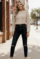 Kori American Vanilla Skies Crochet Pullover