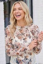 Bloom Into Beauty Floral Lace Top