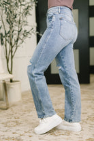 Judy Blue Kayla High Waist Rigid Magic Slim Straight Womens